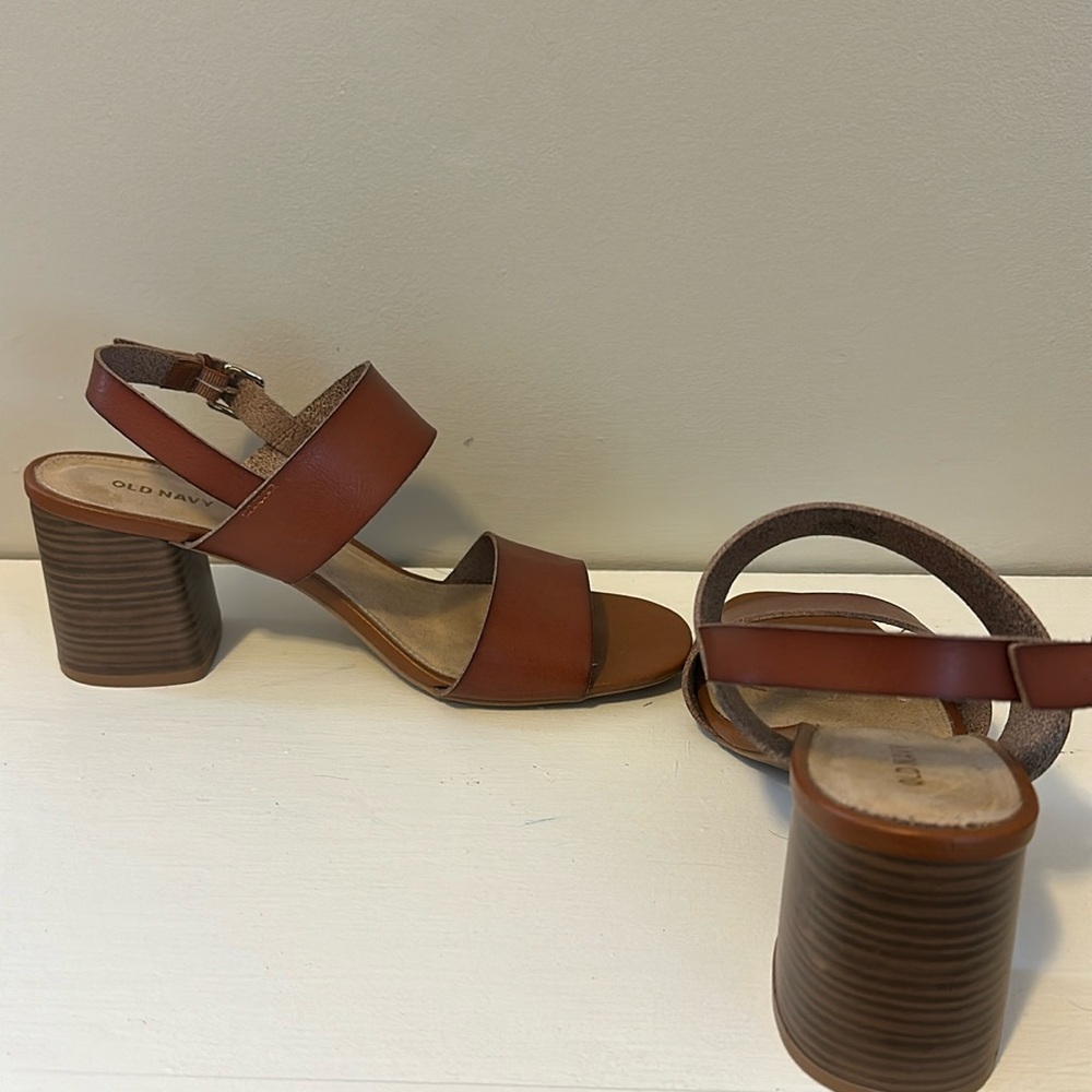 Tan sandal, size 10
